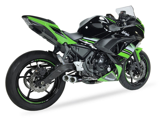 IXIL Hyperlow black XL Auspuff passend für Kawasaki Z 650 / Ninja 650 2017-2019