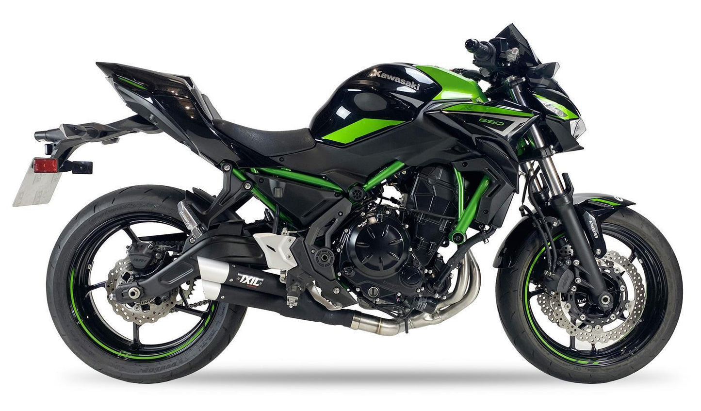 IXIL HYPERLOW BLACK XL Auspuff passend für Kawasaki Z 650 2023-2025