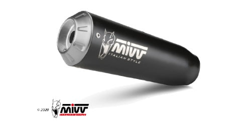 MIVV XM-1 Auspuff Komplettanlage schwarz passend für CFMOTO 300 NK 2021-2024