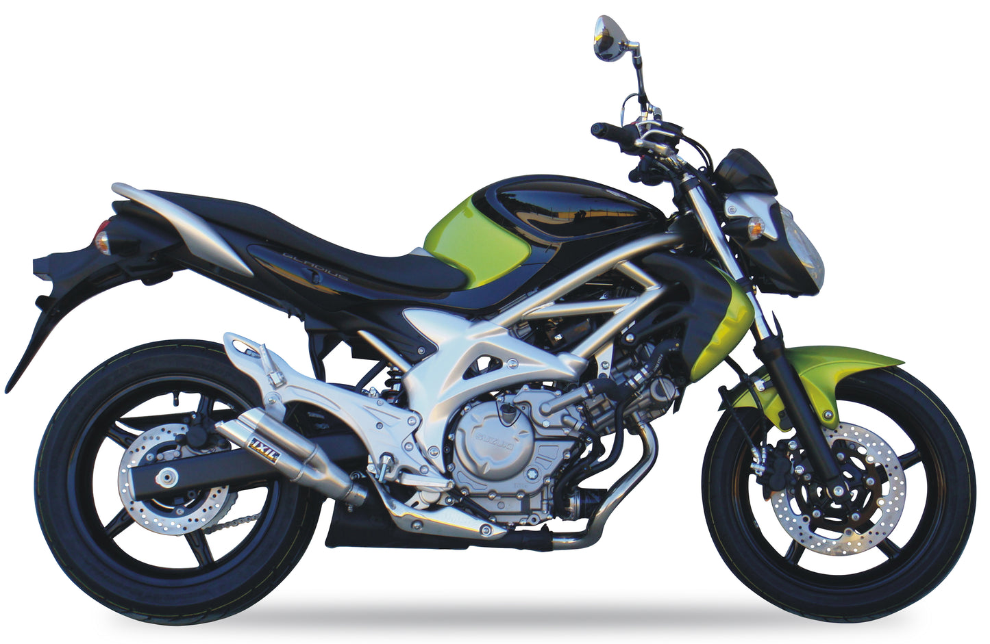 IXIL Edelstahl Auspuff Hyperlow passend für Suzuki SFV 650 Gladius 2009-2015