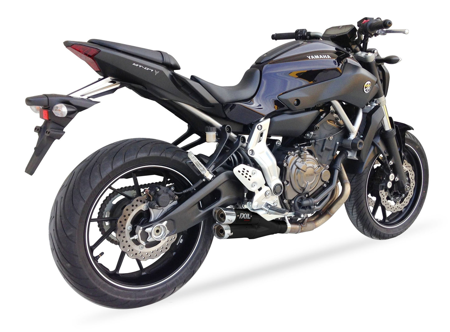 IXIL Hyperlow black XL Auspuff passend für Yamaha MT-07 2014-2020
