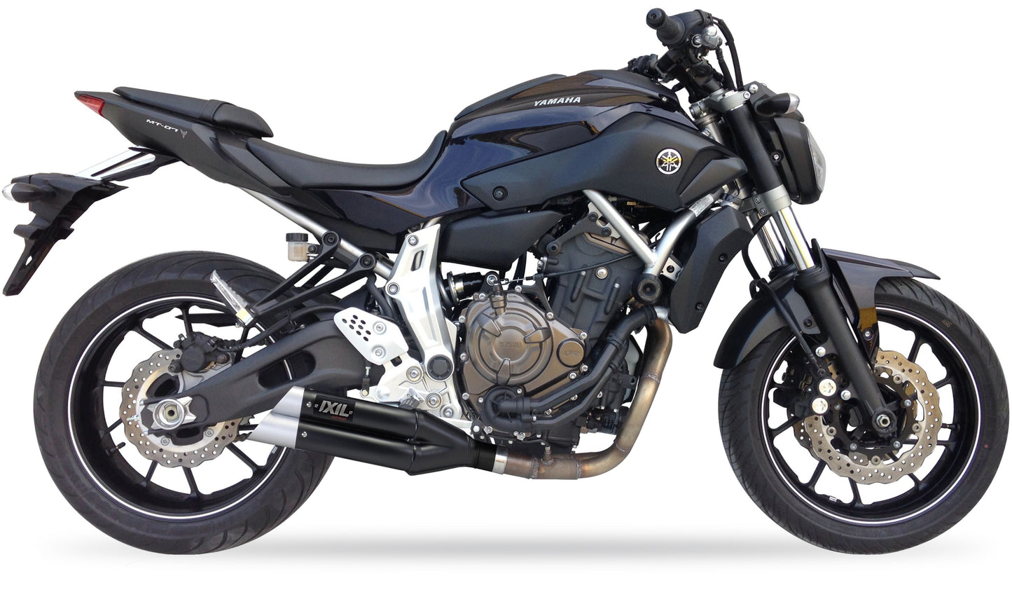 IXIL Hyperlow black XL Auspuff passend für Yamaha MT-07 2014-2020