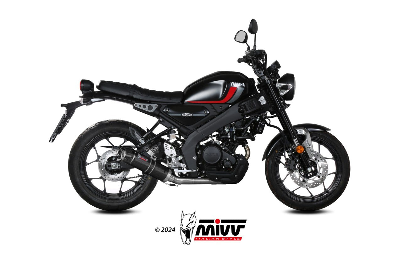 MIVV GP-C Auspuff Komplettanlage Carbon passend für YAMAHA XSR 125 2022-2024