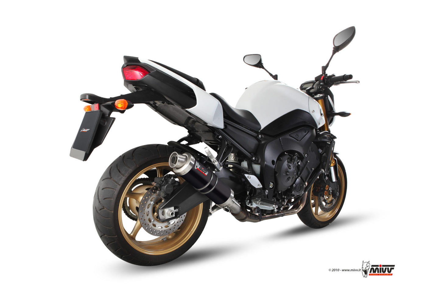 MIVV GP Auspuff schwarz passend für Yamaha FZ8 2010-2016