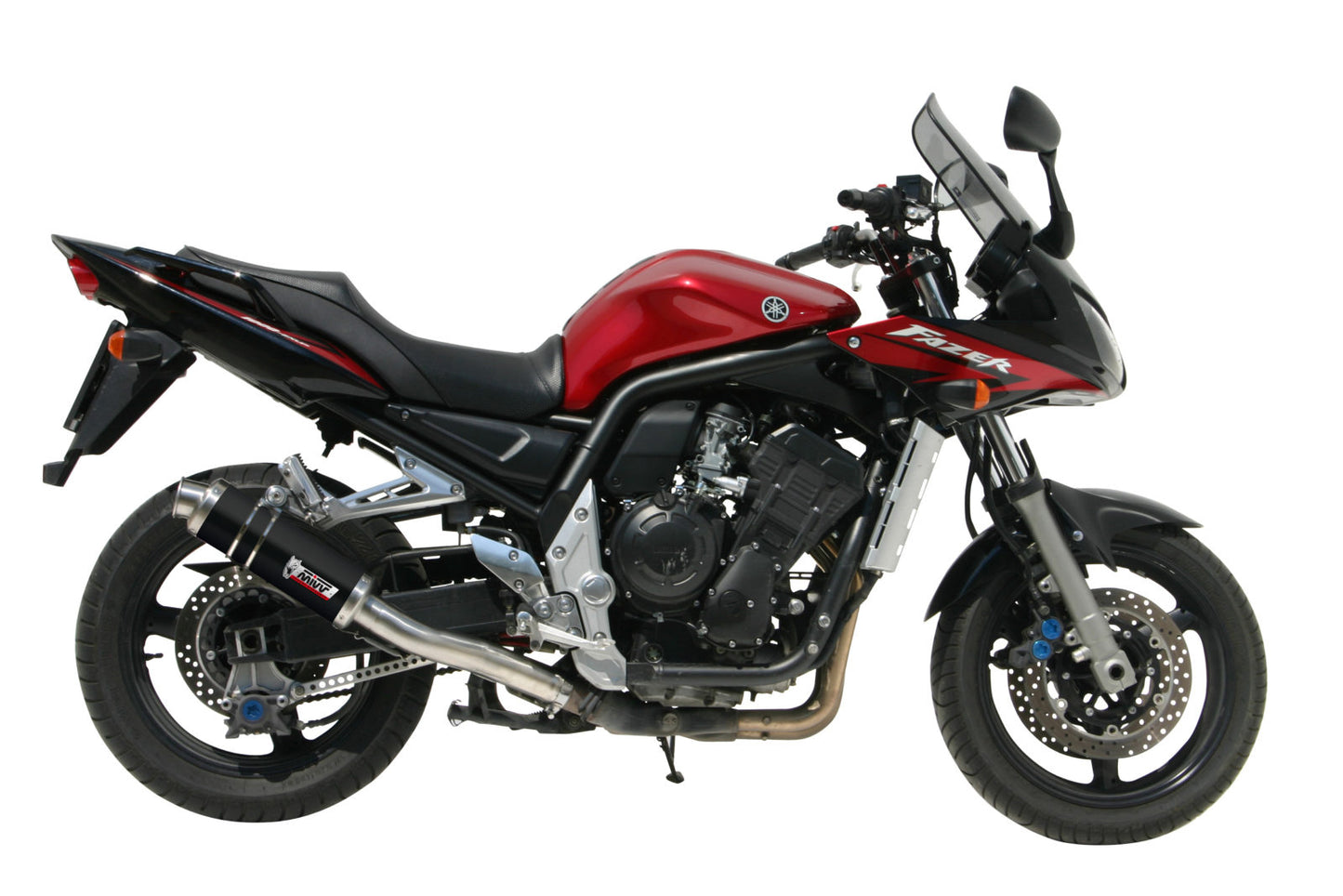 MIVV GP Auspuff schwarz passend für Yamaha FZS 1000 Fazer 2001-2005