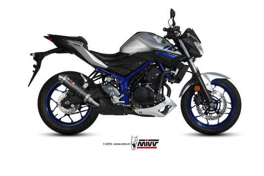 MIVV GP Auspuff Carbon passend für Yamaha MT-03 2016-2026