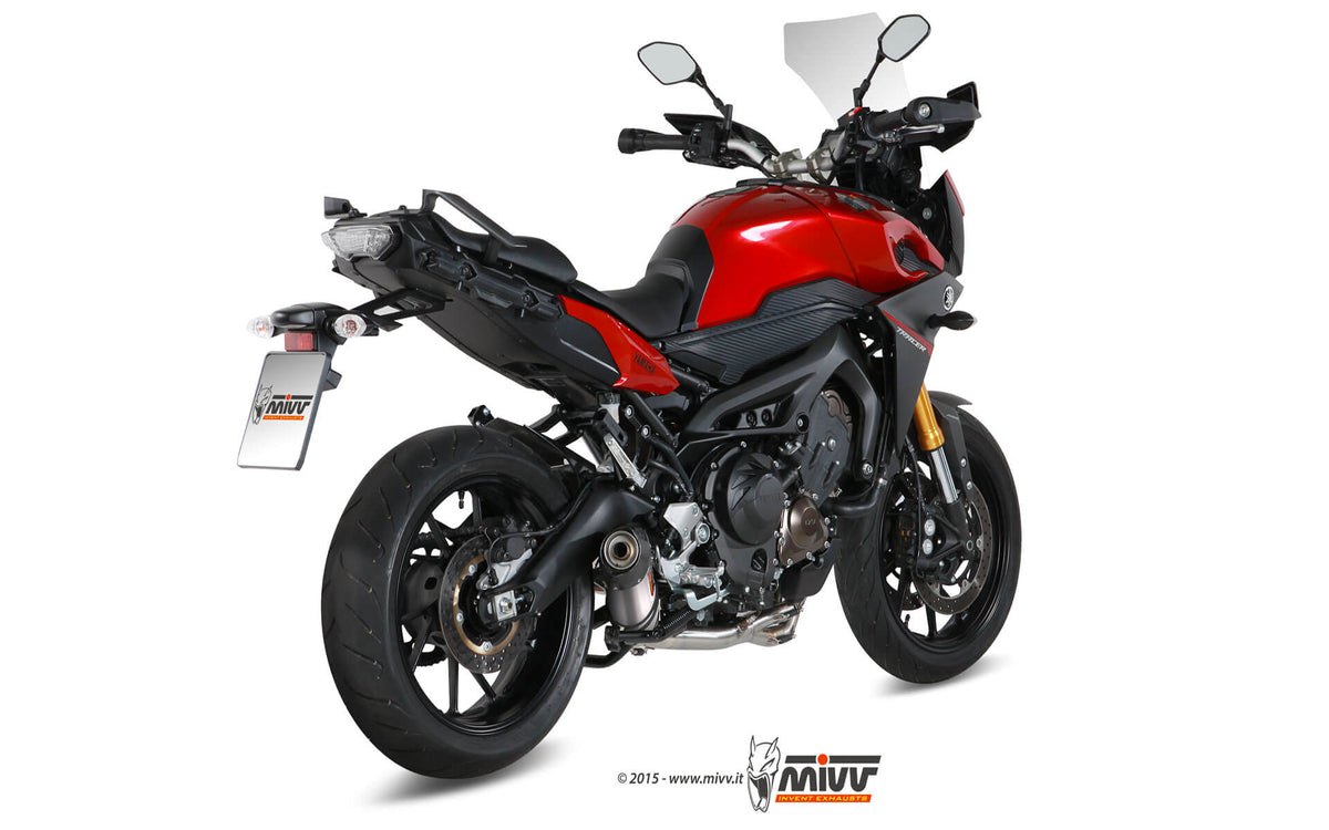 MIVV Oval Auspuff Titan passend für Yamaha TRACER 900 / GT 2015-2020