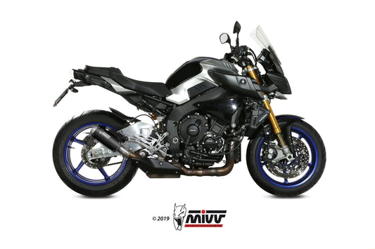 MIVV MK3 Auspuff schwarz passend für YAMAHA MT-10 2016-