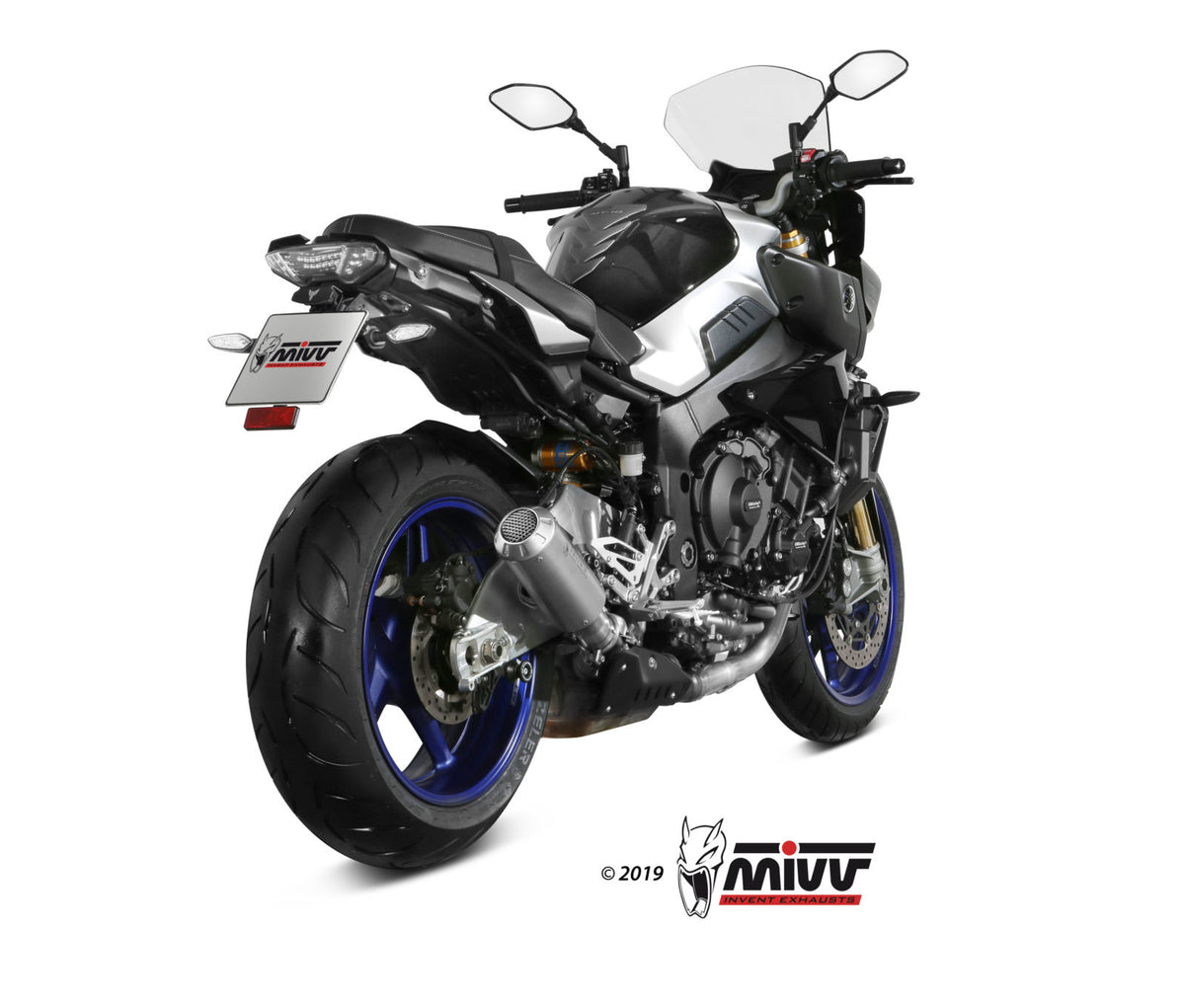 MIVV MK3 Auspuff Edelstahl passend für YAMAHA MT-10 2016-2022