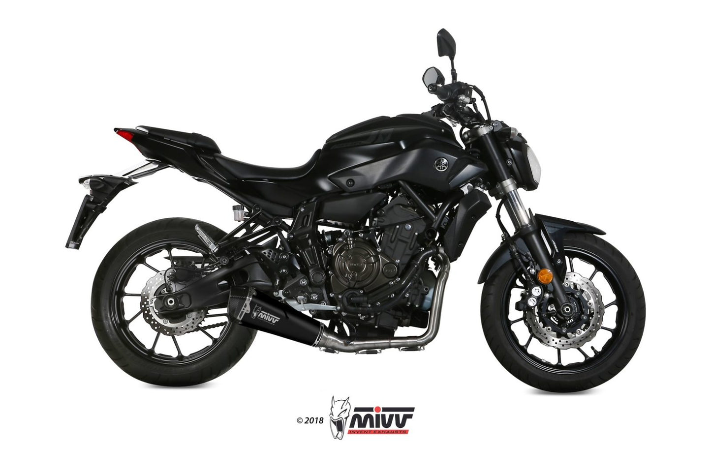 MIVV DELTA RACE Auspuff Komplettanlage passend für YAMAHA MT-07 2014-2020