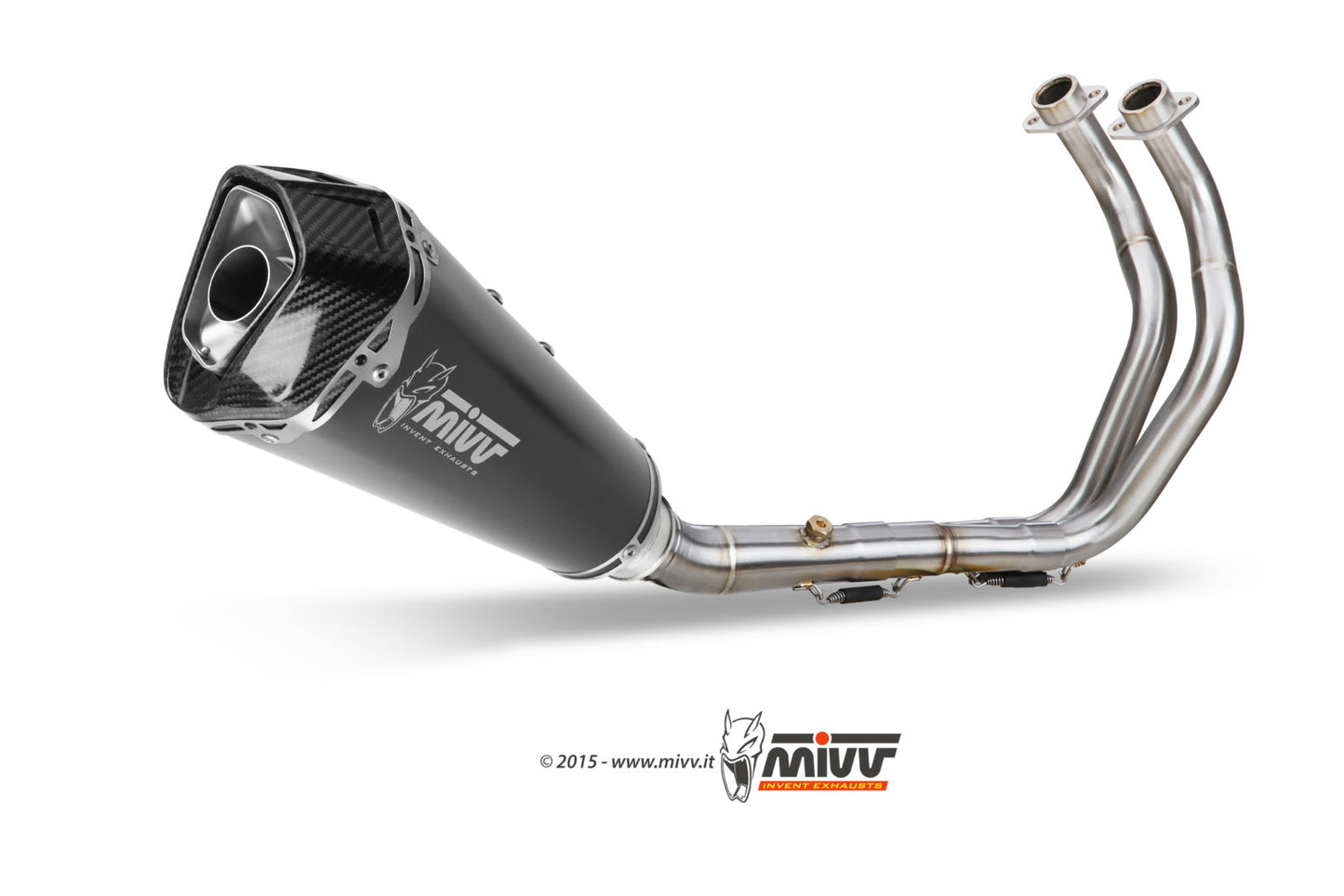MIVV DELTA RACE Auspuff Komplettanlage passend für YAMAHA MT-07 2021-2024