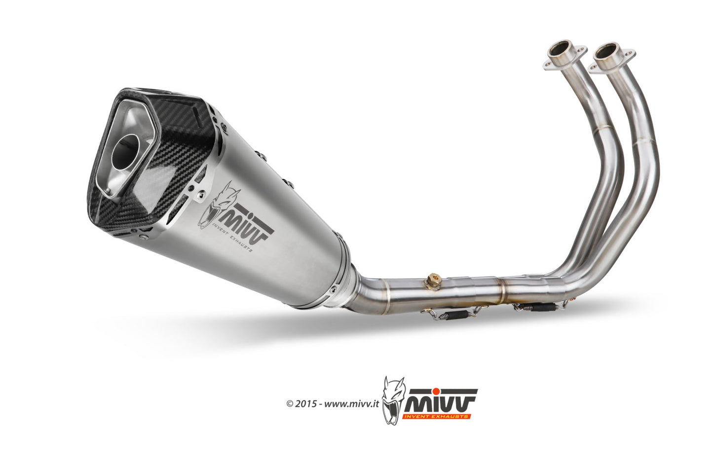 MIVV Delta Race Auspuff Komplettanlage passend für YAMAHA MT-07 2021-2024