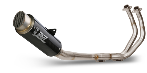 MIVV GP PRO Auspuff Komplettanlage Carbon passend für YAMAHA MT-07 2014-2022