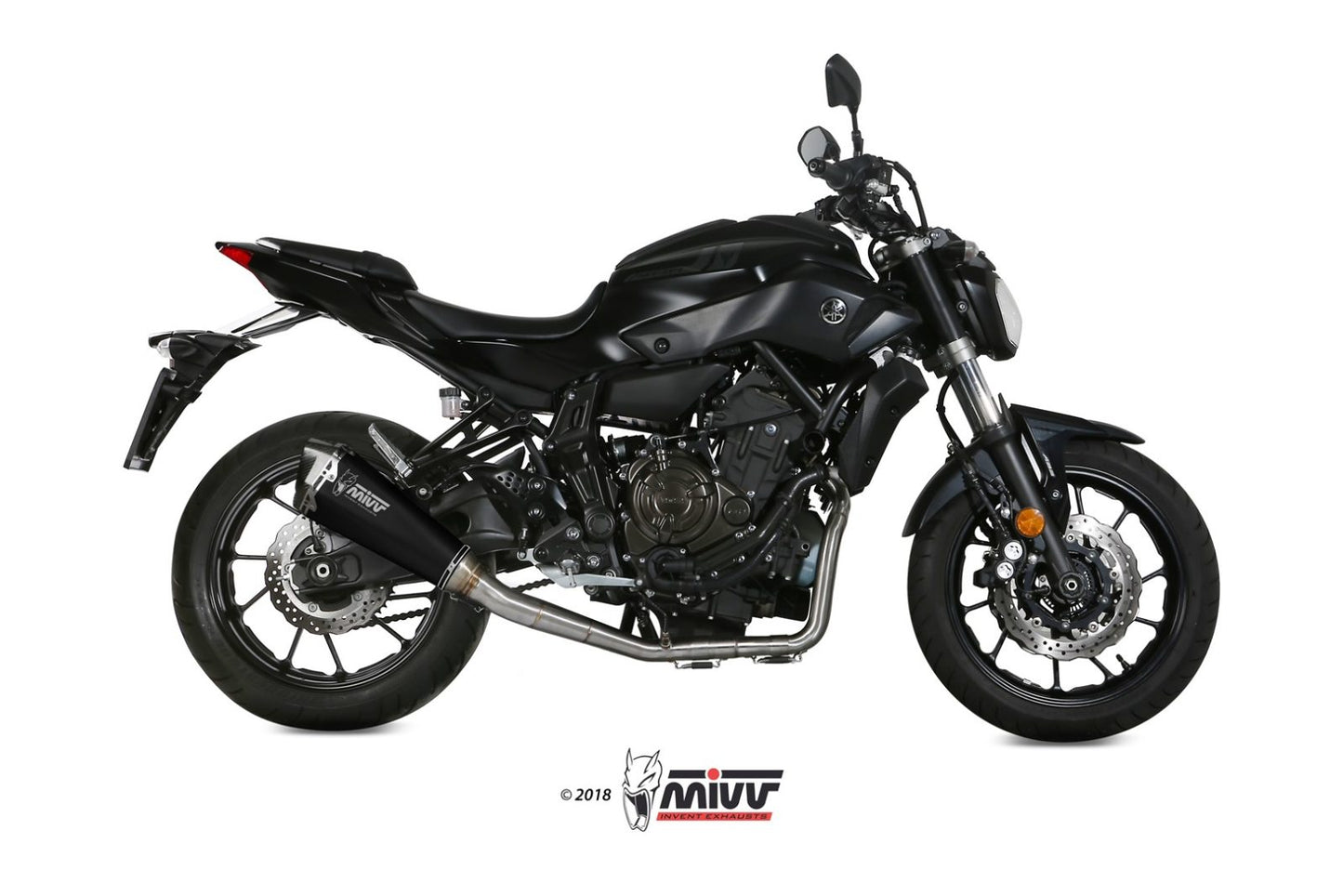 MIVV Delta Race Auspuff Komplettanlage passend für YAMAHA MT-07 2014-2024
