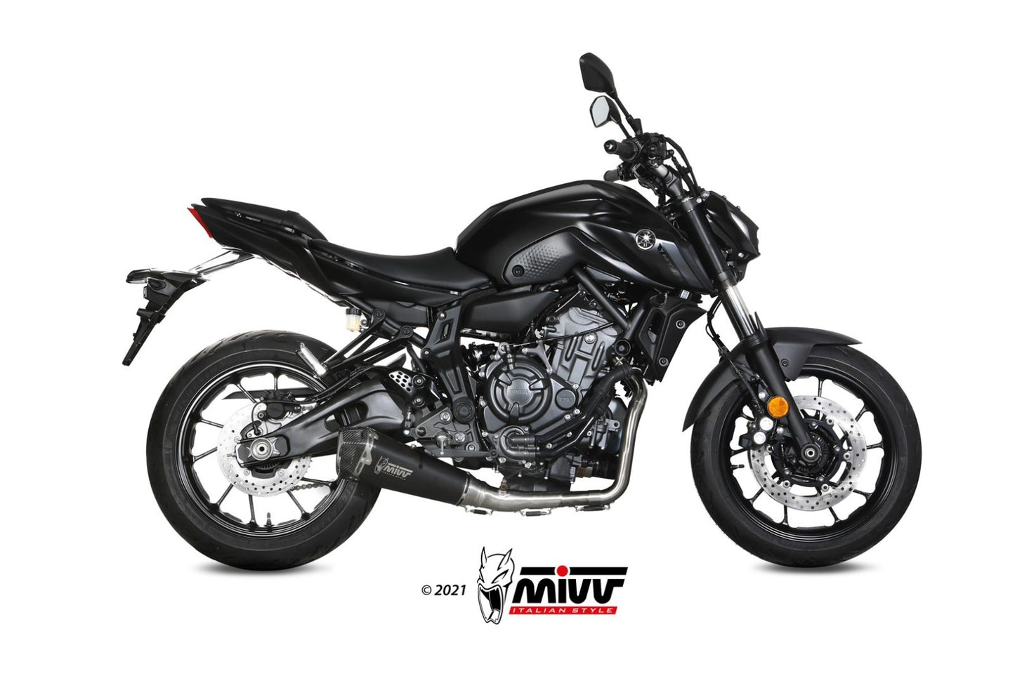 MIVV DELTA RACE Auspuff Komplettanlage passend für YAMAHA MT-07 2021-2024