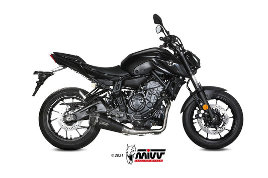 MIVV DELTA RACE Auspuff Komplettanlage passend für YAMAHA MT-07 2021-2024