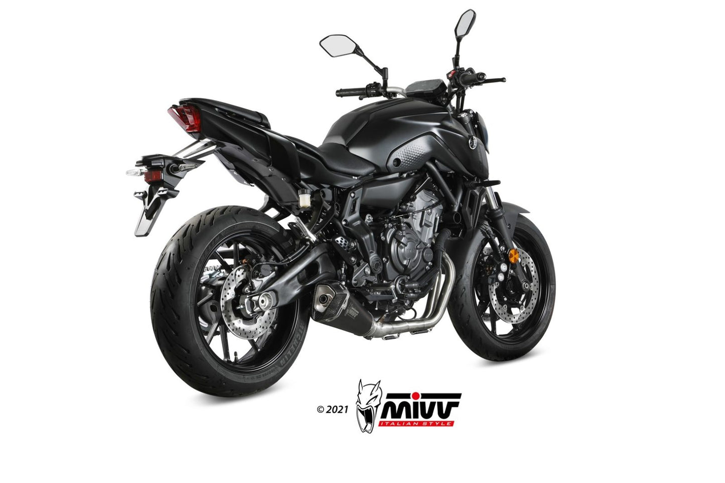 MIVV DELTA RACE Auspuff Komplettanlage passend für YAMAHA MT-07 2021-2024