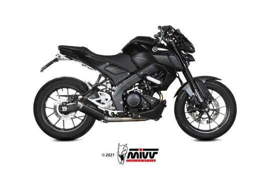 MIVV GPpro Auspuff schwarz passend für YAMAHA MT-125 2020-2024
