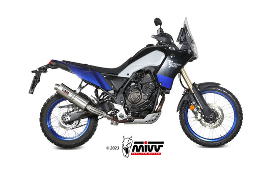 MIVV Oval Auspuff Titan passend für YAMAHA Tenere 700 2019-2026