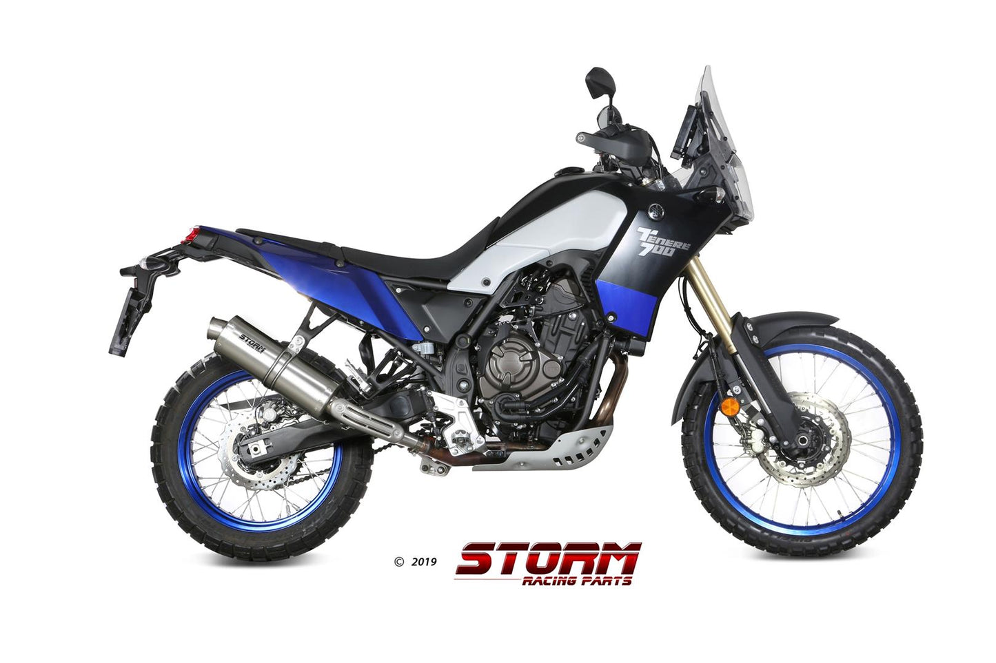 STORM OVAL Auspuff passend für Yamaha Tenere 700 2019-2026