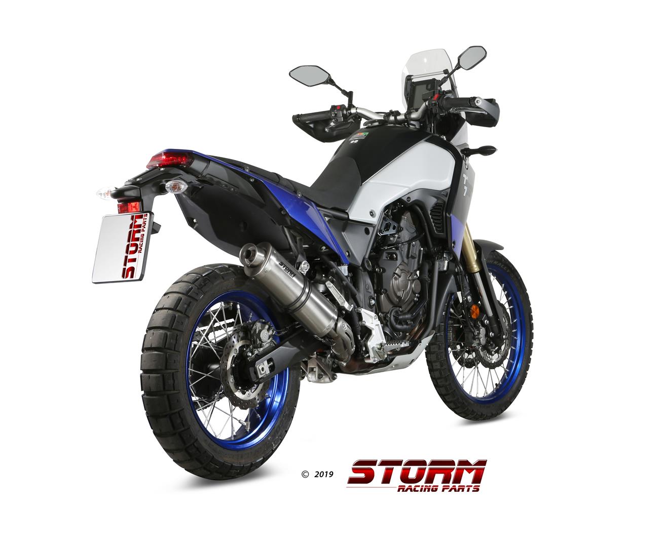 STORM OVAL Auspuff passend für Yamaha Tenere 700 2019-2026