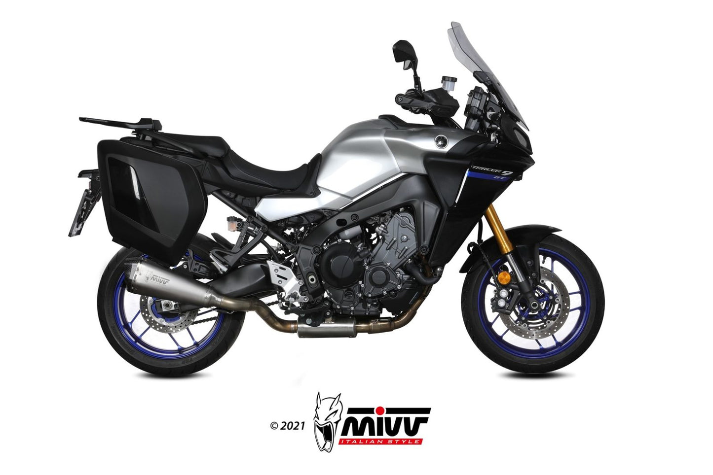 MIVV Delta Race Auspuff Komplettanlage passend für YAMAHA Tracer 9 /GT 2021-2024
