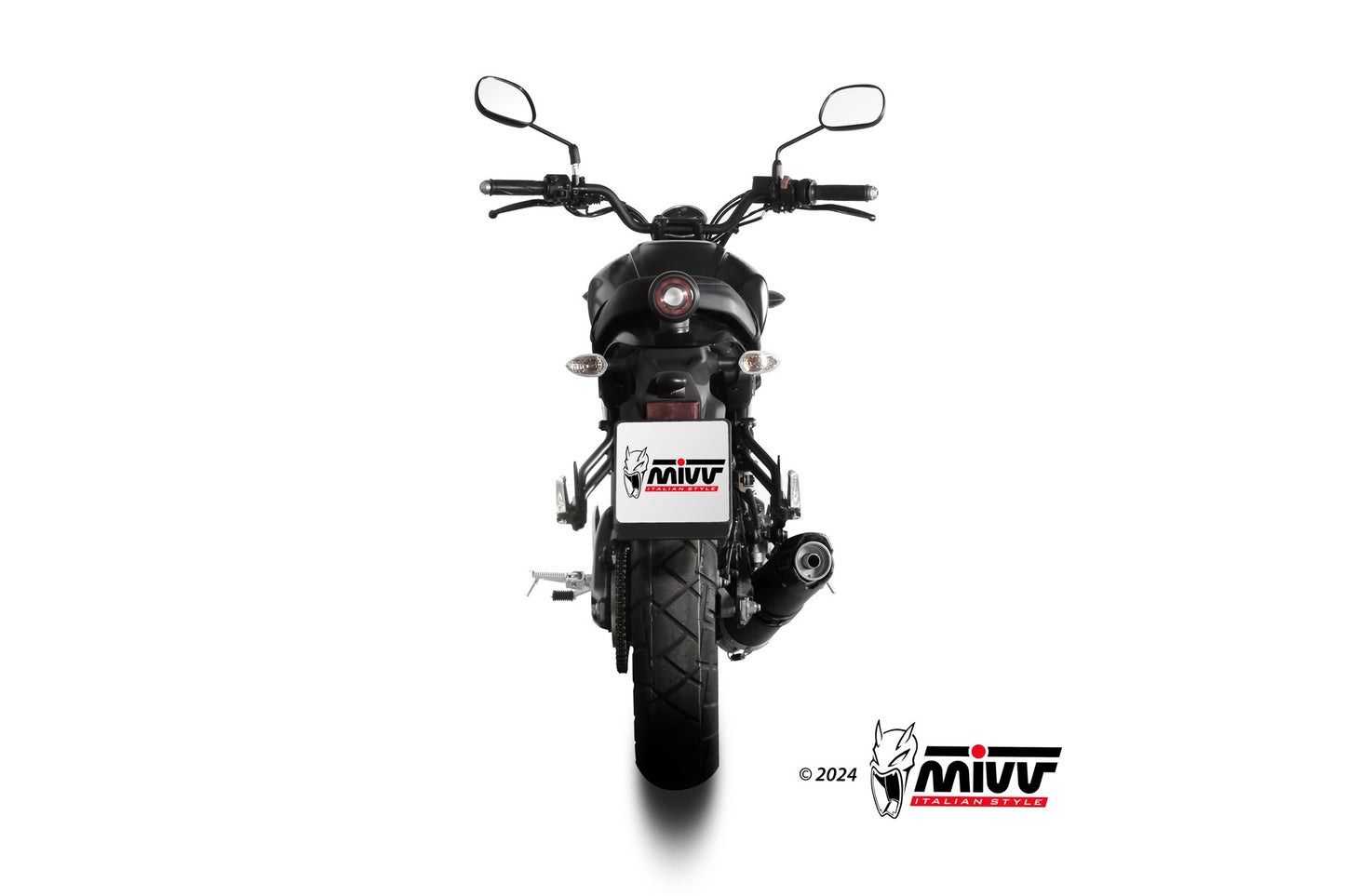 MIVV GP-C Auspuff Komplettanlage Carbon passend für YAMAHA XSR 125 2022-2024