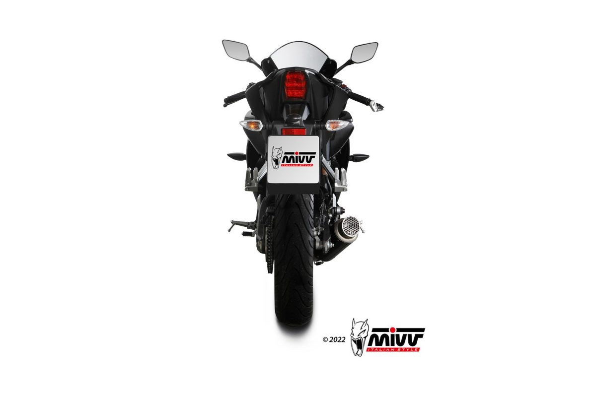MIVV GPpro Auspuff schwarz passend für YAMAHA YZF R125 2019-2024