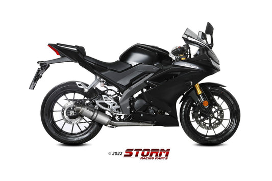 STORM GP Auspuff Komplettanlage passend für YAMAHA YZF-R125 2019-2024