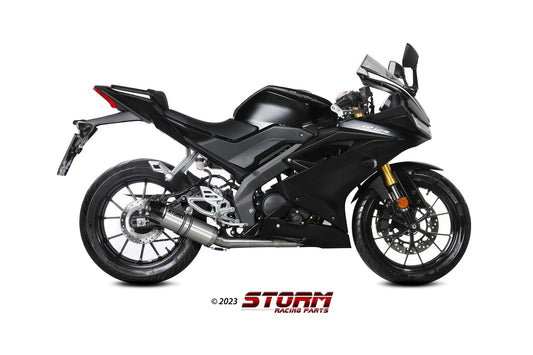 STORM GP-C Auspuff Komplettanlage passend für YAMAHA YZF-R 125 2019-2024