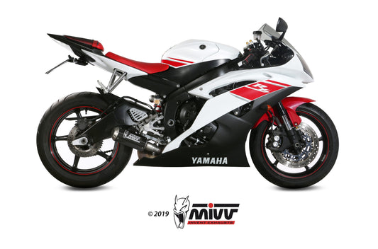 MIVV MK3 Auspuff Carbon passend für YAMAHA YZF-R6 2006-2016