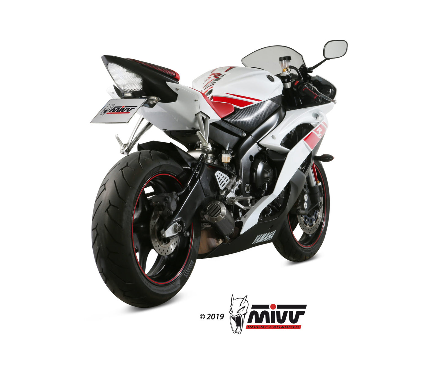 MIVV MK3 Auspuff Carbon passend für YAMAHA YZF-R6 2006-2016