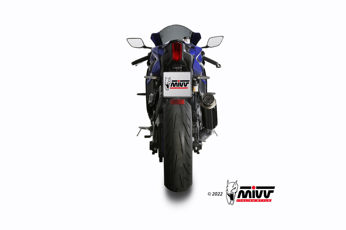 MIVV GPpro Auspuff Komplettanlage Carbon passend für YAMAHA YZF-R7 2022-2024