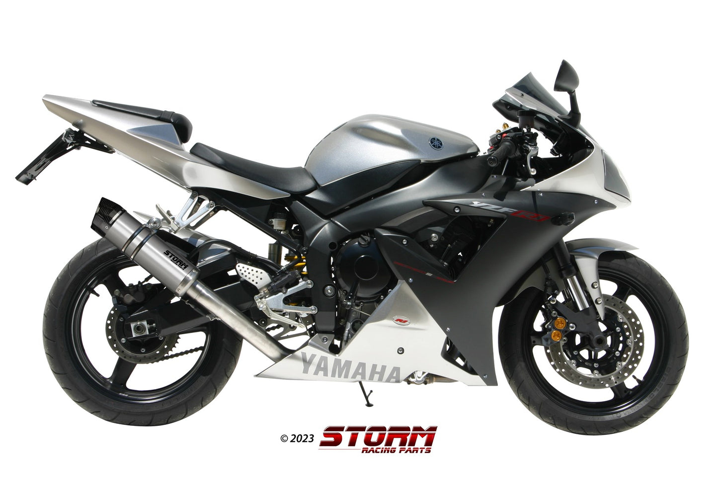 STORM GP-C Auspuff Edelstahl passend für YAMAHA YZF-R1 2002-2003