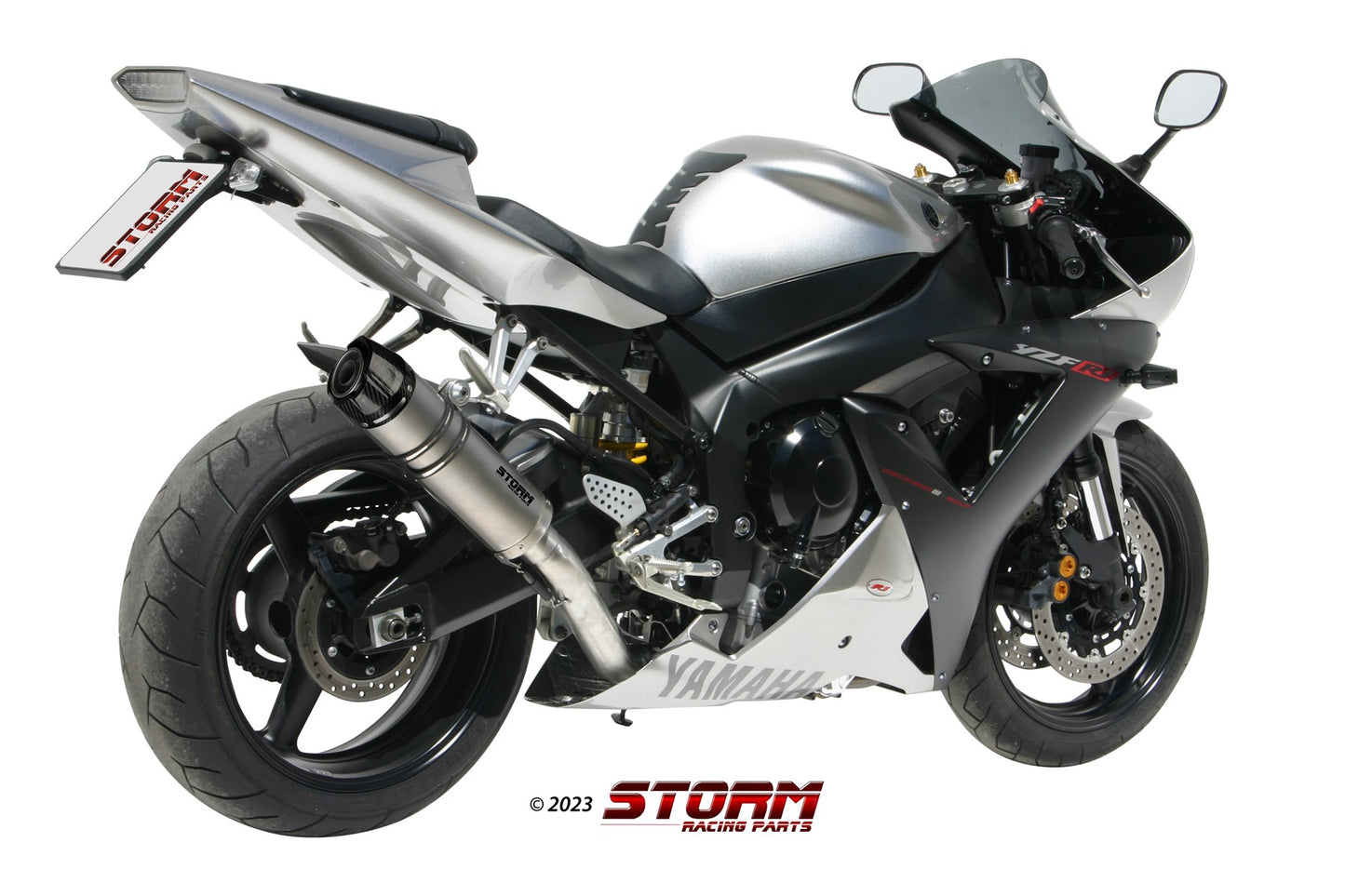 STORM GP-C Auspuff Edelstahl passend für YAMAHA YZF-R1 2002-2003