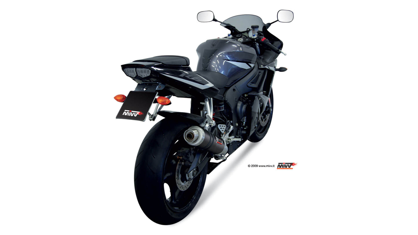 MIVV GP Auspuff Carbon passend für Yamaha YZF-R6 2003-2005