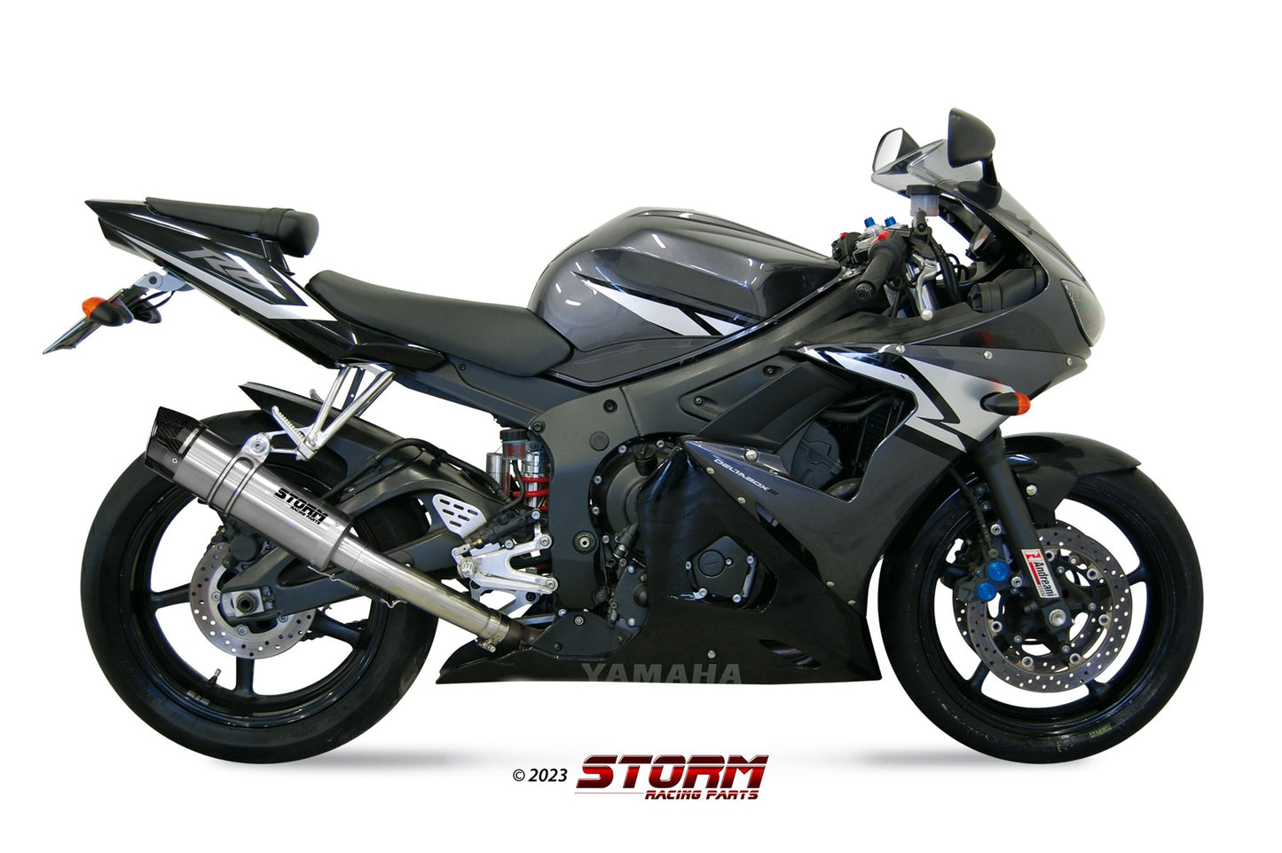 STORM GP-C Auspuff Edelstahl passend für YAMAHA YZF-R6 2003-2005