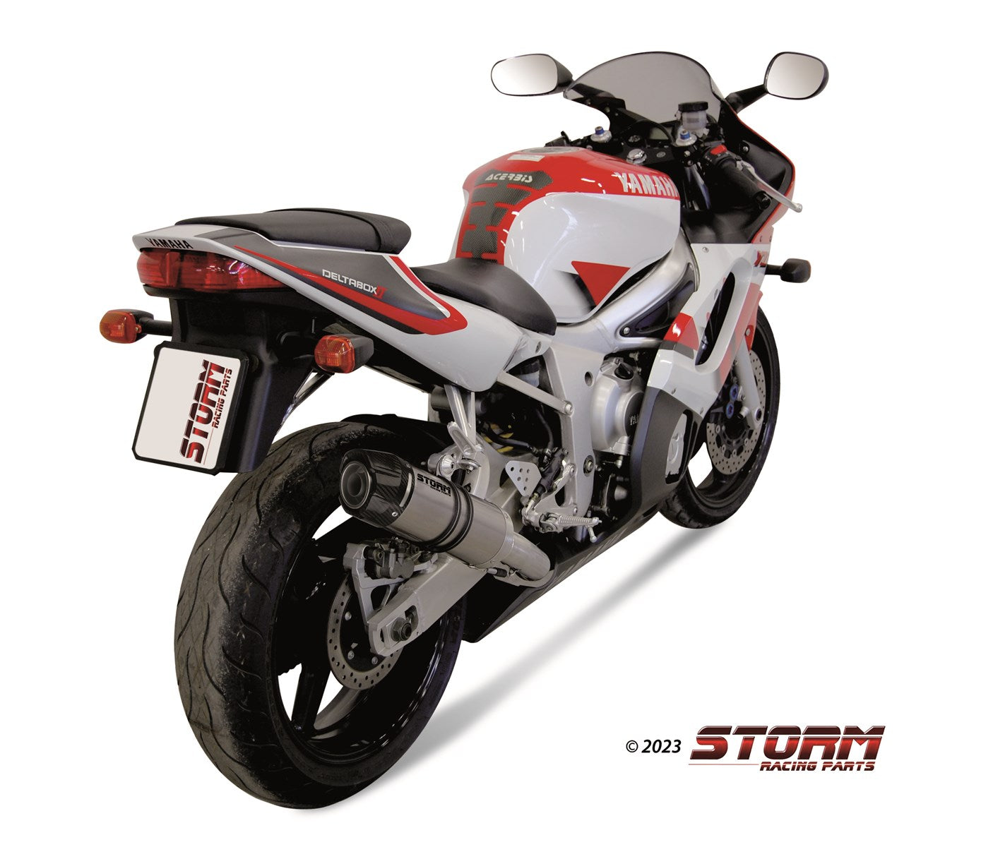 STORM GP-C Auspuff Edelstahl passend für YAMAHA YZF-R6 1999-2002