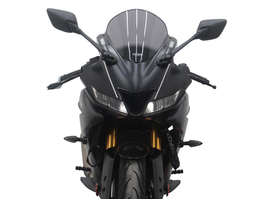MRA Racingscheibe "R" rauchgrau passend für Yamaha YZF-R 125 2019-2022