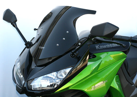 Verkleidungsscheibe schwarz passend für Kawasaki Z 1000 SX 2011-2016 (Originalform)