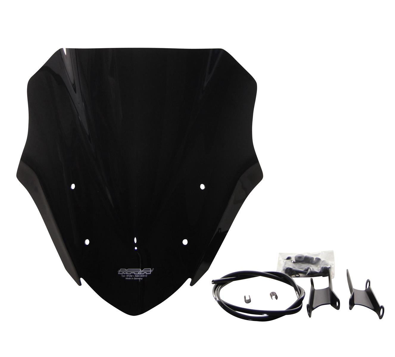 MRA Racingscheibe "NRN" schwarz passend für Kawasaki Z 900 2017-2019