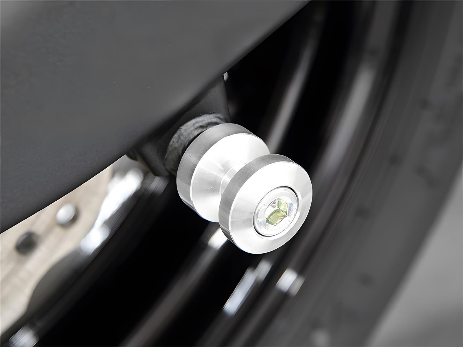 Bobbins Racingadapter Ständeraufnahme für Montageständer M8 silber mit Distanzhülse - Kama Bike Parts