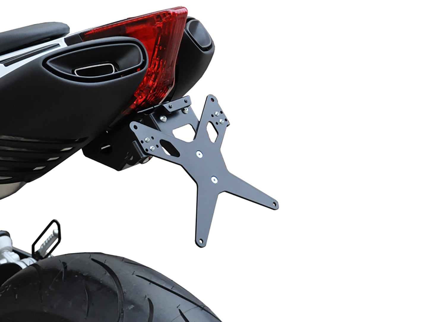 Kennzeichenhalter passend für Aprilia SMV 900 Dorsoduro 2017-2021 - Kama Bike Parts