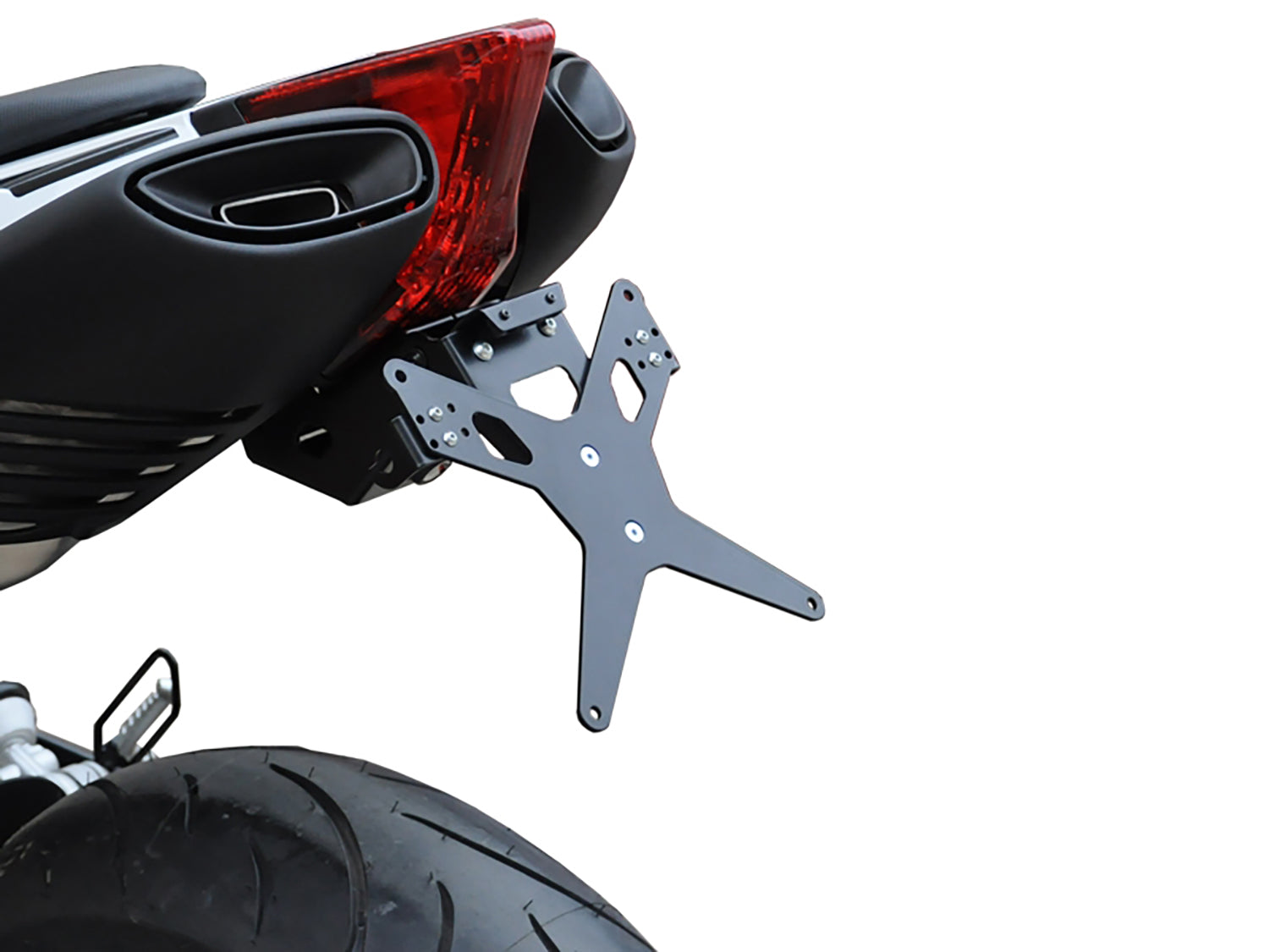 Kennzeichenhalter passend für Aprilia SMV 900 Dorsoduro 2017-2021 - Kama Bike Parts