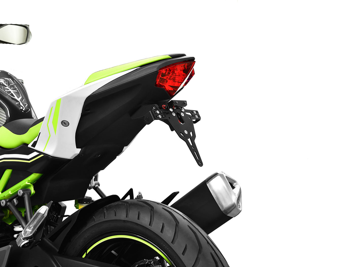 Kennzeichenhalter passend für Kawasaki Z125 2019-2024 - Kama Bike Parts