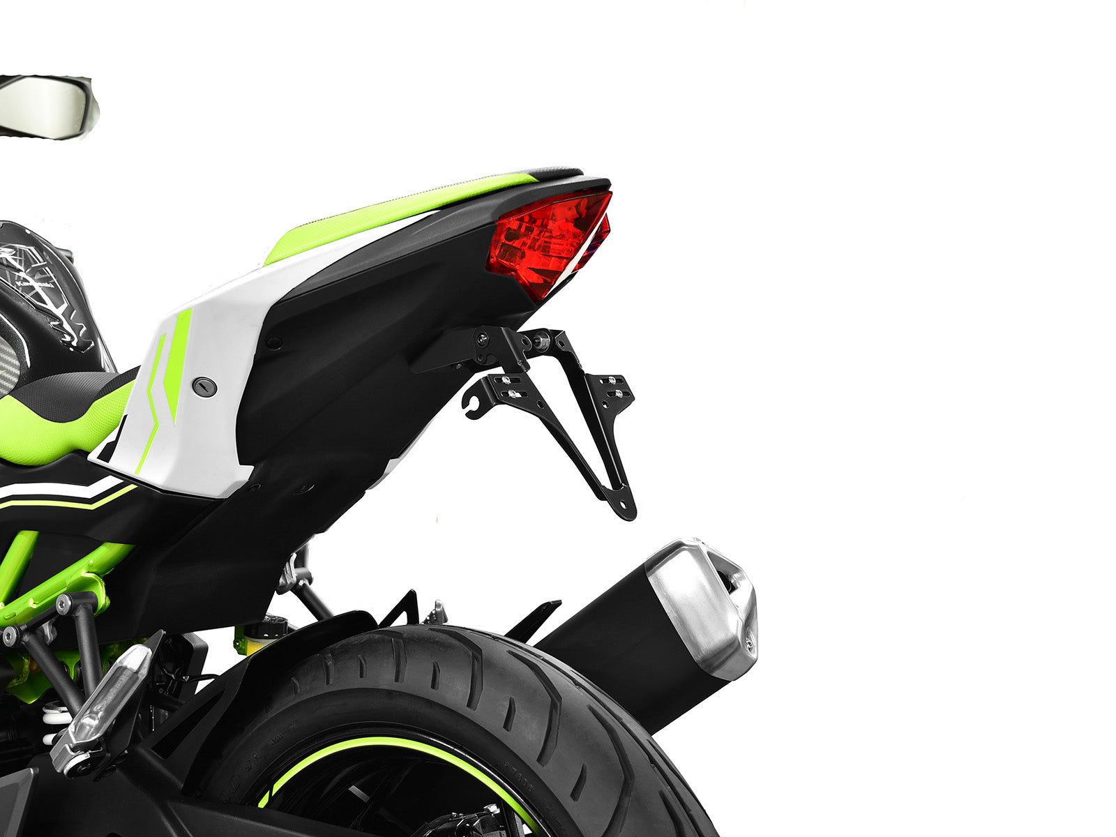 Kennzeichenhalter passend für Kawasaki Z125 2019-2024 - Kama Bike Parts