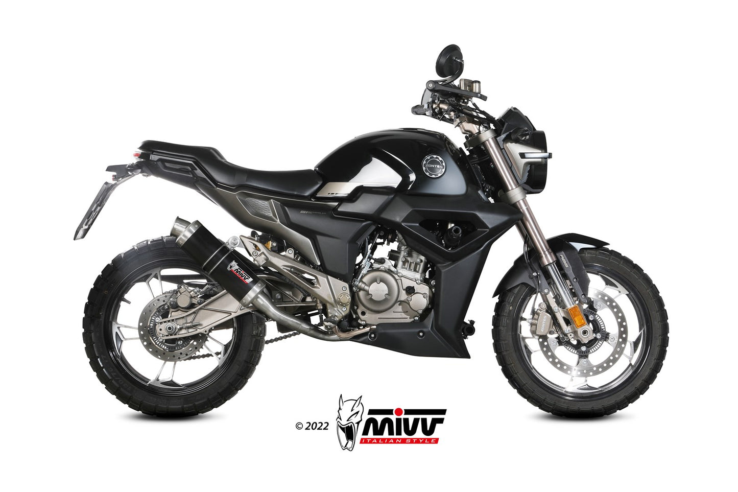 MIVV GP Auspuff Komplettanlage passend für ZONTES ZT 125 G1 2021-2024