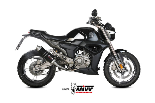 MIVV GP Auspuff Komplettanlage passend für ZONTES ZT 125 G1 2021-2024