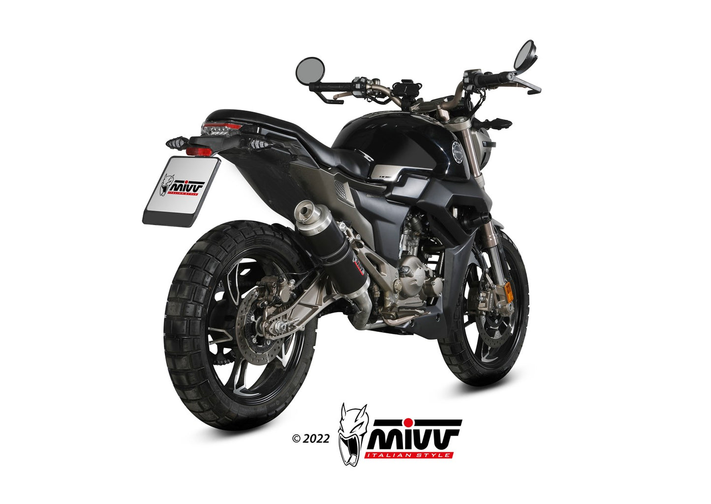 MIVV GP Auspuff Komplettanlage passend für ZONTES ZT 125 G1 2021-2024