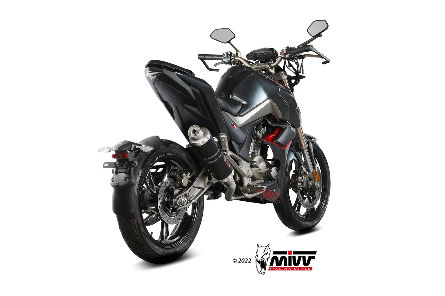 MIVV GP Auspuff Komplettanlage passend für ZONTES ZT 125 U 2021-2024